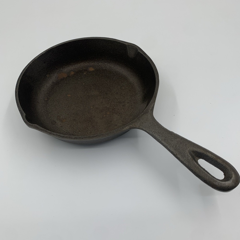 Vintage Cast Iron Skillet No 3 6⅝" – Small Fry Pan – Unmarked‎ Lodge 1930s-50s